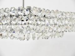  Bakalowits Sohne Large Square Bakalowits Chandelier with Diamond Shaped Crystals Austria 1950s - 4054927
