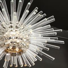  Bakalowits Sohne Mid Century Miracle Chandelier in Glass and Chrome by Bakalowits Sohne - 2946439