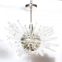  Bakalowits Sohne Mid Century Miracle Chandelier in Glass and Chrome by Bakalowits Sohne - 2946635