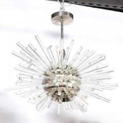  Bakalowits Sohne Mid Century Miracle Chandelier in Glass and Chrome by Bakalowits Sohne - 2946641