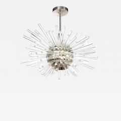  Bakalowits Sohne Mid Century Miracle Chandelier in Glass and Chrome by Bakalowits Sohne - 2951868