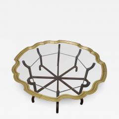  Baker Furniture Co Brass and Glass Tray Top Coffee Table by Baker - 296383