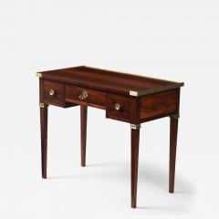  Baker Furniture Company 1950s Brazilian Rosewood And Brass Petit Desk Or Vanity By Baker - 4731480