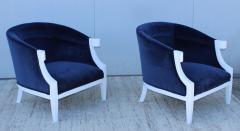  Baker Furniture Company 1950s Winson White William Millington For Baker Lounge Chairs - 2484051