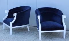  Baker Furniture Company 1950s Winson White William Millington For Baker Lounge Chairs - 2484053