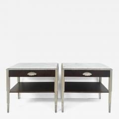  Baker Furniture Company Baker Furniture Bill Sofield Gracie Art Deco Style Side Table After Rateau Pair - 3908816