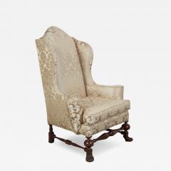  Baker Furniture Company Baker Furniture Co George II Style Beechwood Wingback Chair Armchair - 4412747