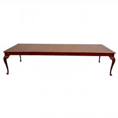  Baker Furniture Company Baker Furniture Co Stately Homes Chippendale Dining Room Table With 3 Leaves - 4572147