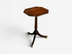  Baker Furniture Company Baker Furniture Tilt Top End Table Mahogany Rosewood Brass USA 1970s - 4597836