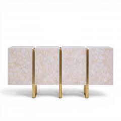  Baker Furniture Company Baker Kira Mid Century Quartz Front Sideboard Credenza - 4637378