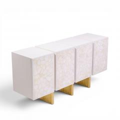  Baker Furniture Company Baker Kira Mid Century Quartz Front Sideboard Credenza - 4637383