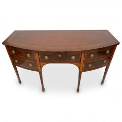  Baker Furniture Company Baker Mahogany Satinwood Sideboard Historic Charleston Collection Bow Front - 3150282