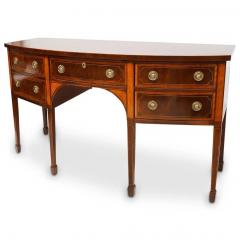  Baker Furniture Company Baker Mahogany Satinwood Sideboard Historic Charleston Collection Bow Front - 3150283