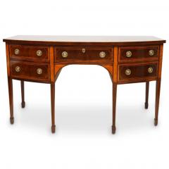  Baker Furniture Company Baker Mahogany Satinwood Sideboard Historic Charleston Collection Bow Front - 3150292