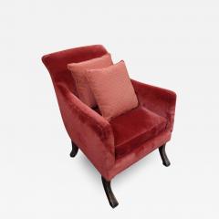  Baker Furniture Company Baker Regency Stately Homes Velvet Lounge Chair - 2687041