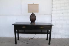  Baker Furniture Company Chin Hua Baker Style Ebonized Console Table - 2717613
