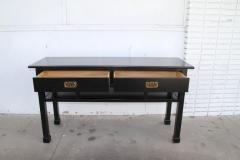  Baker Furniture Company Chin Hua Baker Style Ebonized Console Table - 2717616