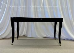  Baker Furniture Company Hollywood Regency Style Ebonized Desk Black Lacquer Barbara Barry for Baker - 2968651