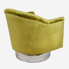  Baker Furniture Company Hollywood Regency Style Swivel Tub Chair by Baker - 2881095