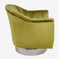  Baker Furniture Company Hollywood Regency Style Swivel Tub Chair by Baker - 2881096