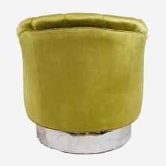  Baker Furniture Company Hollywood Regency Style Swivel Tub Chair by Baker - 2881099