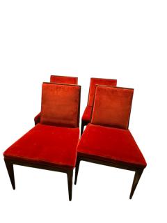  Baker Furniture Company MID CENTURY SUITE OF FOUR CANEBACK DINING CHAIRS BY BAKER - 4463429