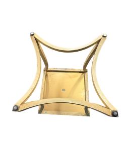  Baker Furniture Company MODERNIST GOLDLEAF TOP CURVED BASE ENAMELED BASE SIDE TABLES - 4570011