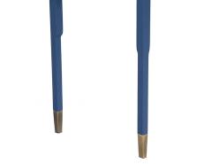  Baker Furniture Company Modern Indigo Console Table with Brass - 4220546