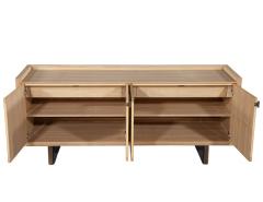  Baker Furniture Company Modern Walnut Marquetry Sideboard in Natural Finish by Baker Furniture - 3265276