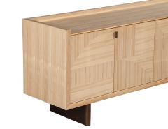  Baker Furniture Company Modern Walnut Marquetry Sideboard in Natural Finish by Baker Furniture - 3265278
