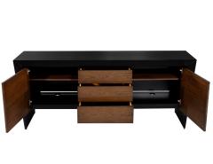  Baker Furniture Company Modern Walnut Sideboard Credenza by Baker Furniture - 3796299