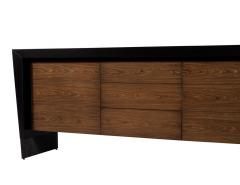  Baker Furniture Company Modern Walnut Sideboard Credenza by Baker Furniture - 3796308