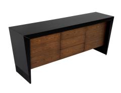  Baker Furniture Company Modern Walnut Sideboard Credenza by Baker Furniture - 3796309