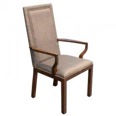  Baker Furniture Company Pair of Baker High Back Arm Chairs - 2774320