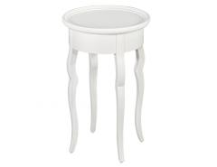  Baker Furniture Company Pair of White Lacquered Mahogany Drink Tables by Baker Furniture - 2674394