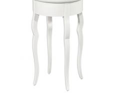  Baker Furniture Company Pair of White Lacquered Mahogany Drink Tables by Baker Furniture - 2674398