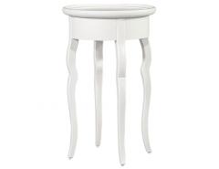  Baker Furniture Company Pair of White Lacquered Mahogany Drink Tables by Baker Furniture - 2674399