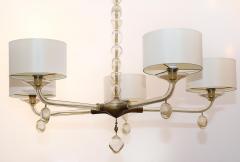  Baker Furniture Company Perla Murano Glass Pagani Collection Chandelier Baker Furniture Gold Infused - 4157225