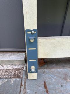  Baker Furniture Company Stunning Dorothy Draper style Baker Upholstered King size Headboard Mid Century - 4428991