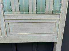  Baker Furniture Company Stunning Dorothy Draper style Baker Upholstered King size Headboard Mid Century - 4429070