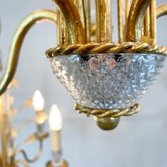  Banci Firenze Banci Firenze Gilt and Murano Glass Leaf Chandelier - 3042252