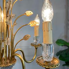  Banci Firenze Banci Firenze Gilt and Murano Glass Leaf Chandelier - 3042258