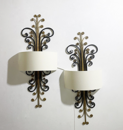  Banci Firenze Pair of Large Wall Light by Banci Firenze 1960s - 3492702