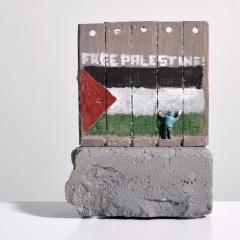  Banksy Banksy WALLED OFF HOTEL Wall Segment Free Palestine - 3300550
