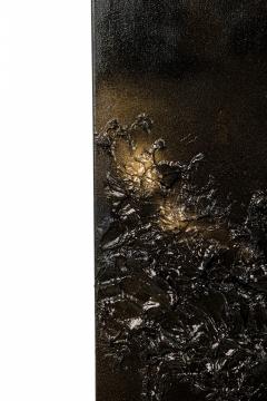  Barbara Kiskovski Barbara Kiskovski Diptych of Contemporary American Abstract Mixed Media Black an - 4651094