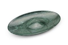  Barberini Gunnell Bowl Centerpiece Vessel Imperial Green Marble Handmade Italy Collectible Design - 3914508