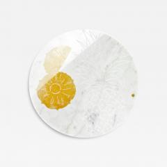  Barberini Gunnell Centerpiece Platters Serveware Carrara Marble Honey Onyx Collectible Design - 3917174