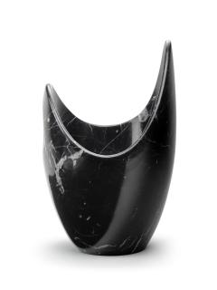  Barberini Gunnell Champagne Bucket Vase Wine Cooler Black Marble Marquinia Sculpture Solid Block - 3912415