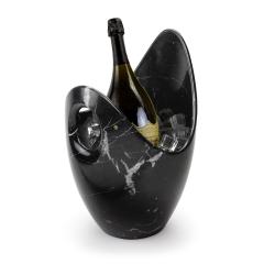  Barberini Gunnell Champagne Cooler in Marquina Marble by Barberini Gunnell - 3876336