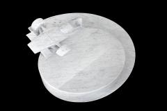  Barberini Gunnell Coffee Cocktail Table 312B Ferrari Carrara Marble Collectible Design Italy - 3900922